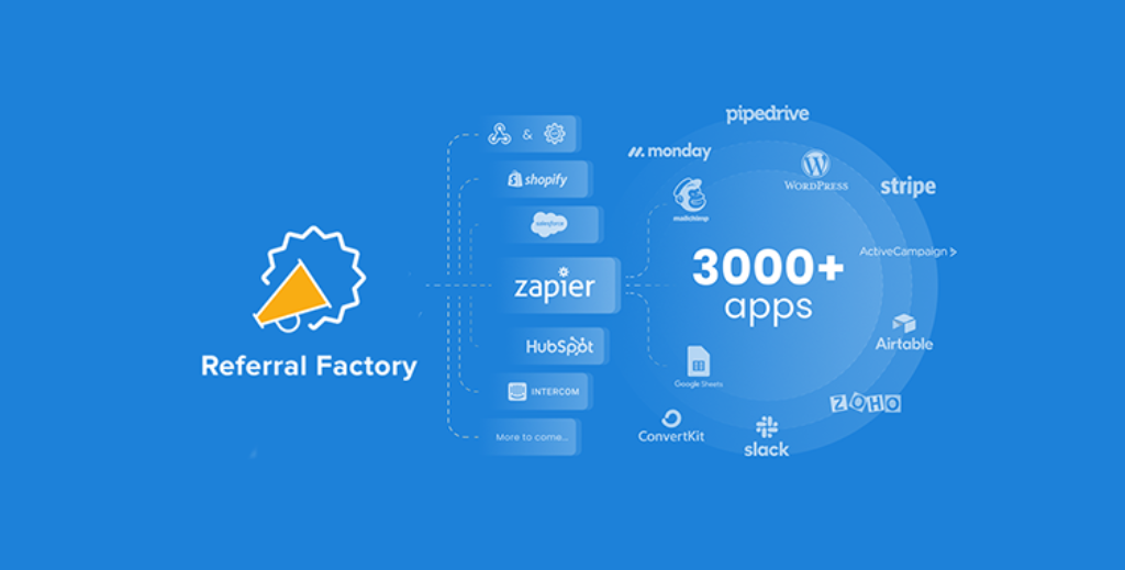 referral factory zapier automate referral program