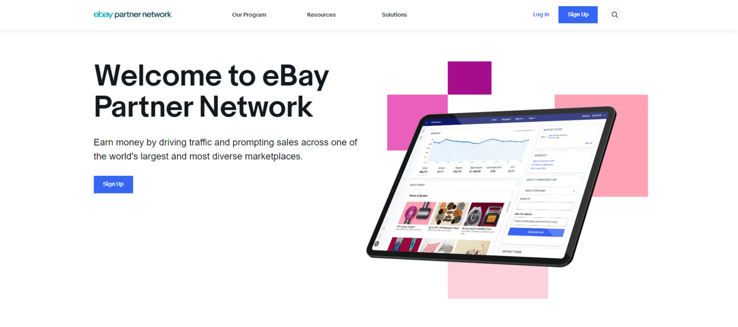 ebay partner network affiliate marketing programs for beginners