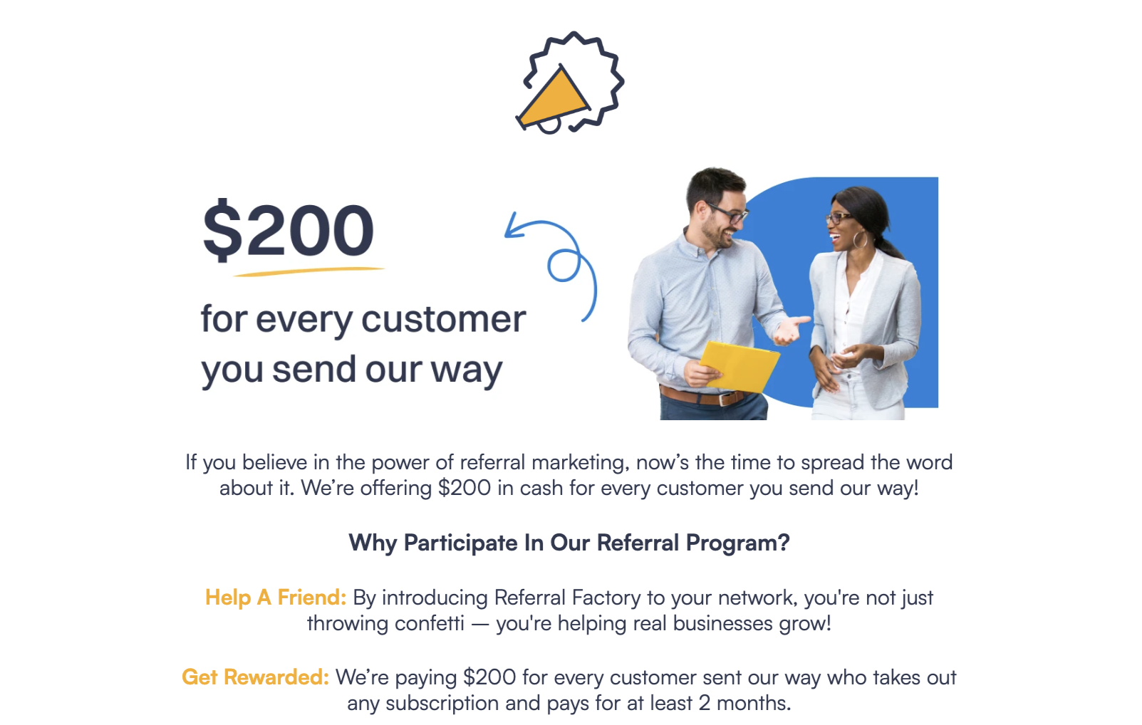 referral factory affiliate programs for beginners earn $200 per referral